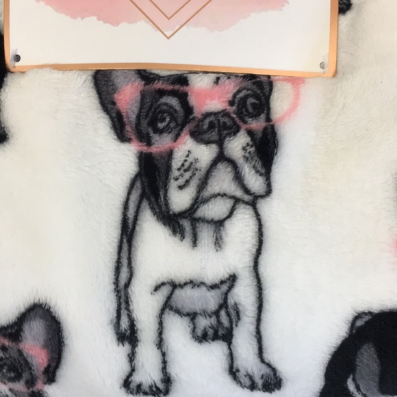 Bedding French Bulldog Boston Terrier Plush Blanket Poshmark